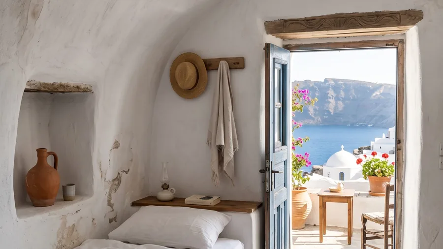 Symbolbild zu Perivolas Lifestyle Houses: Höhlenhäuser über der Caldera von Oia, für Erwachsene, Flughafentransfer inklusive